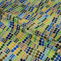Silk Jacquard - Geometric - Multicoloured Dots #1