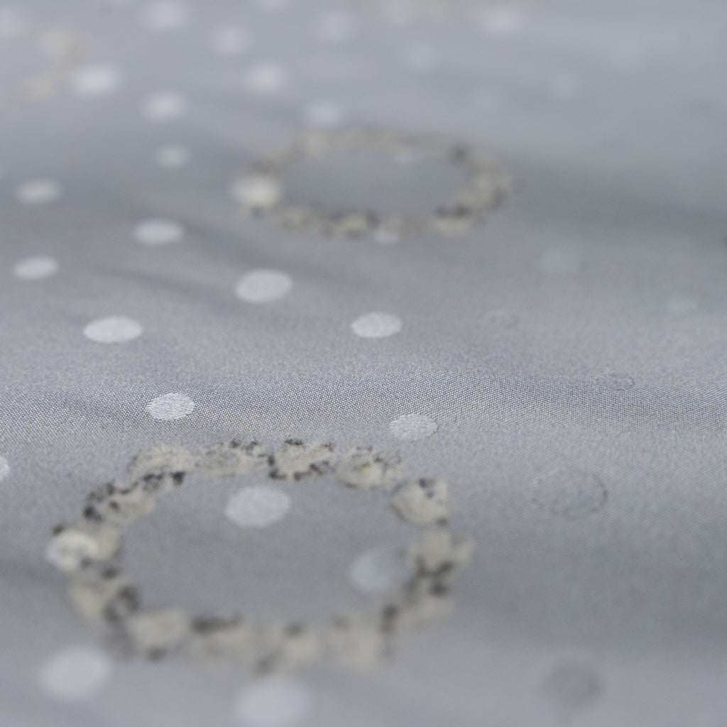 Silk Jacquard - Jewels - Diamond Rings on Silver
