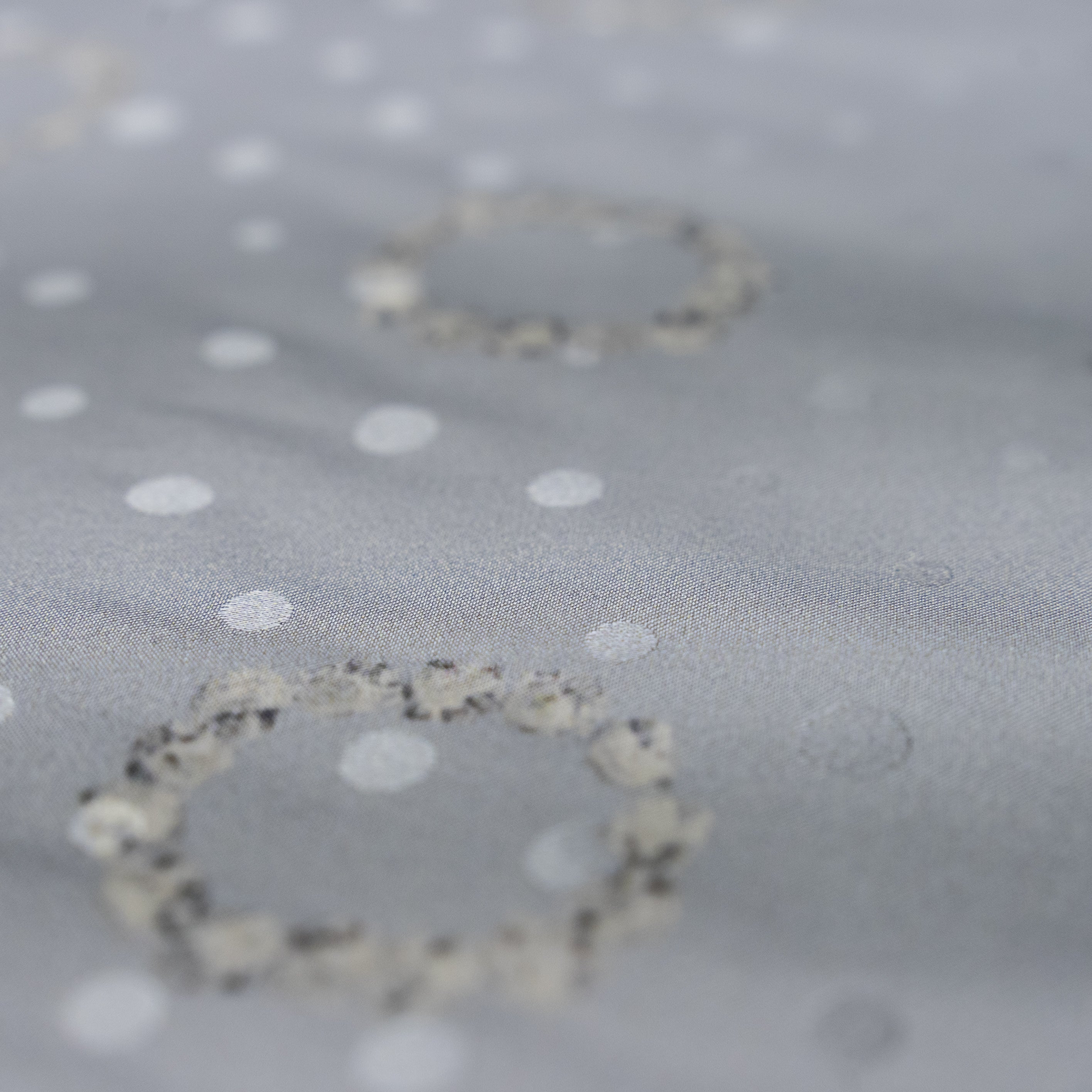 Silk Jacquard - Jewels - Diamond Rings on Silver