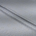 Gray fabric with circular pattern