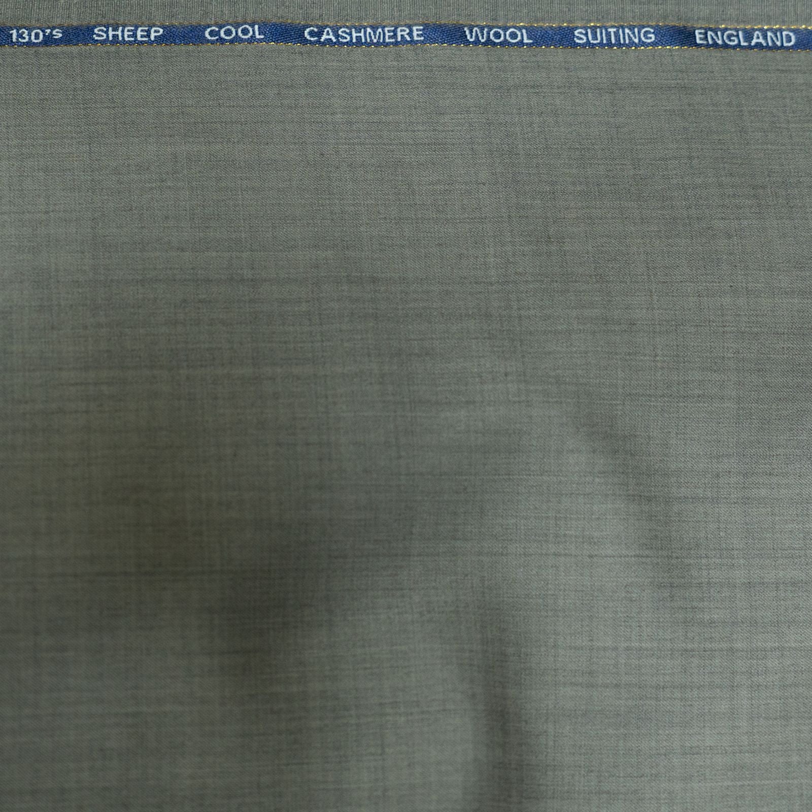 AL ANAKA English Cashmere-Feel Wool suiting — Sage Green
