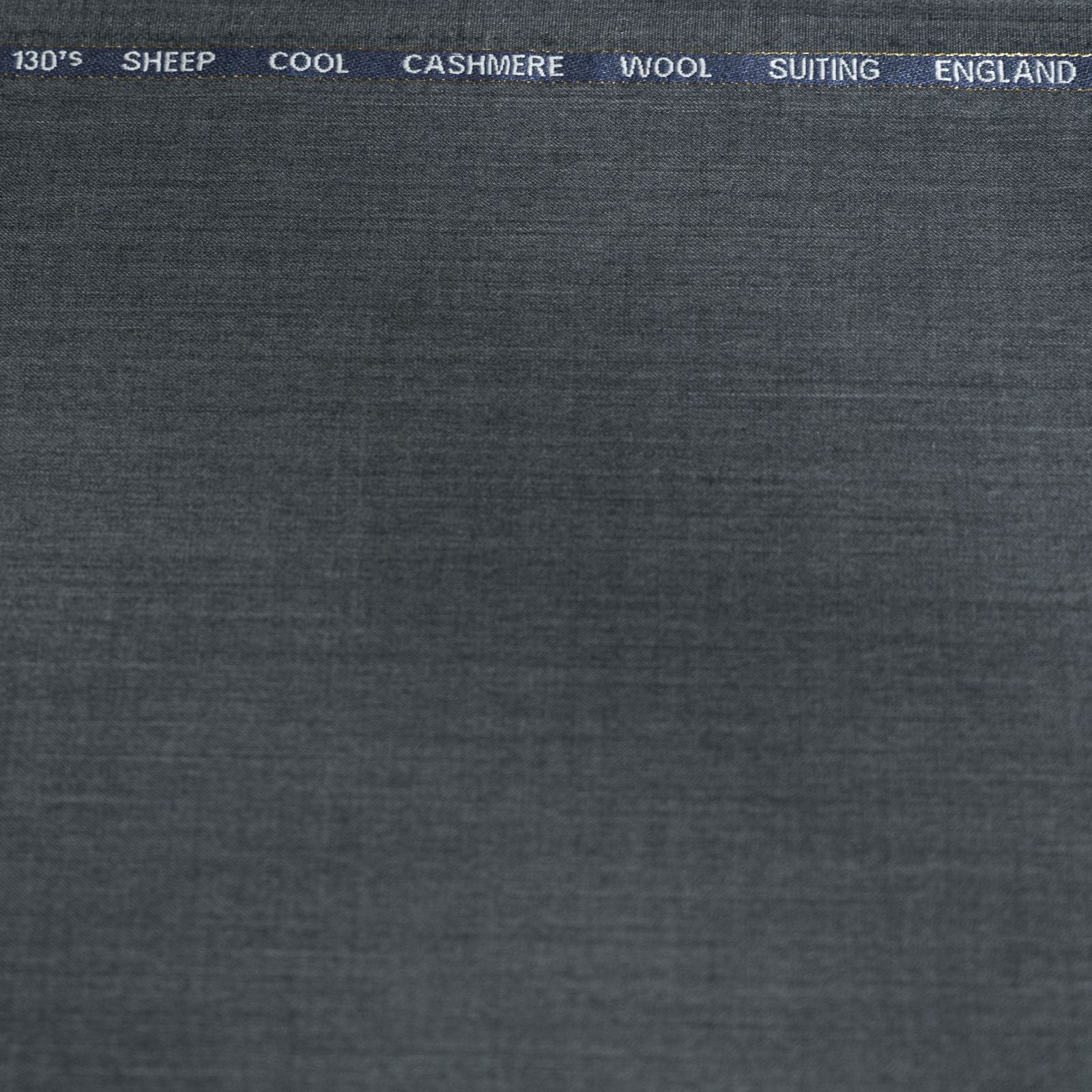 AL ANAKA English Cashmere-Feel Wool suiting — Slate Blue