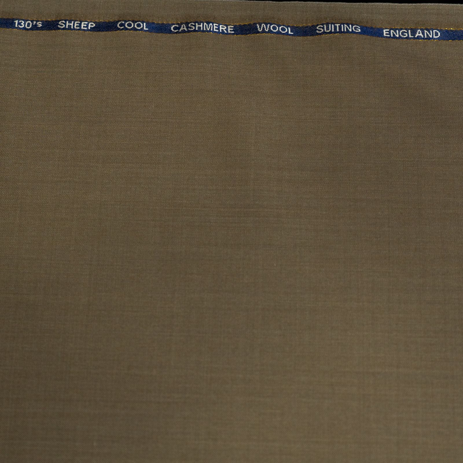 AL ANAKA English Cashmere-Feel Wool suiting — Khaki