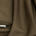 AL ANAKA English Cashmere-Feel Wool suiting — Khaki