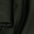 AL ANAKA English Cashmere-Feel Wool suiting — Dark Olive