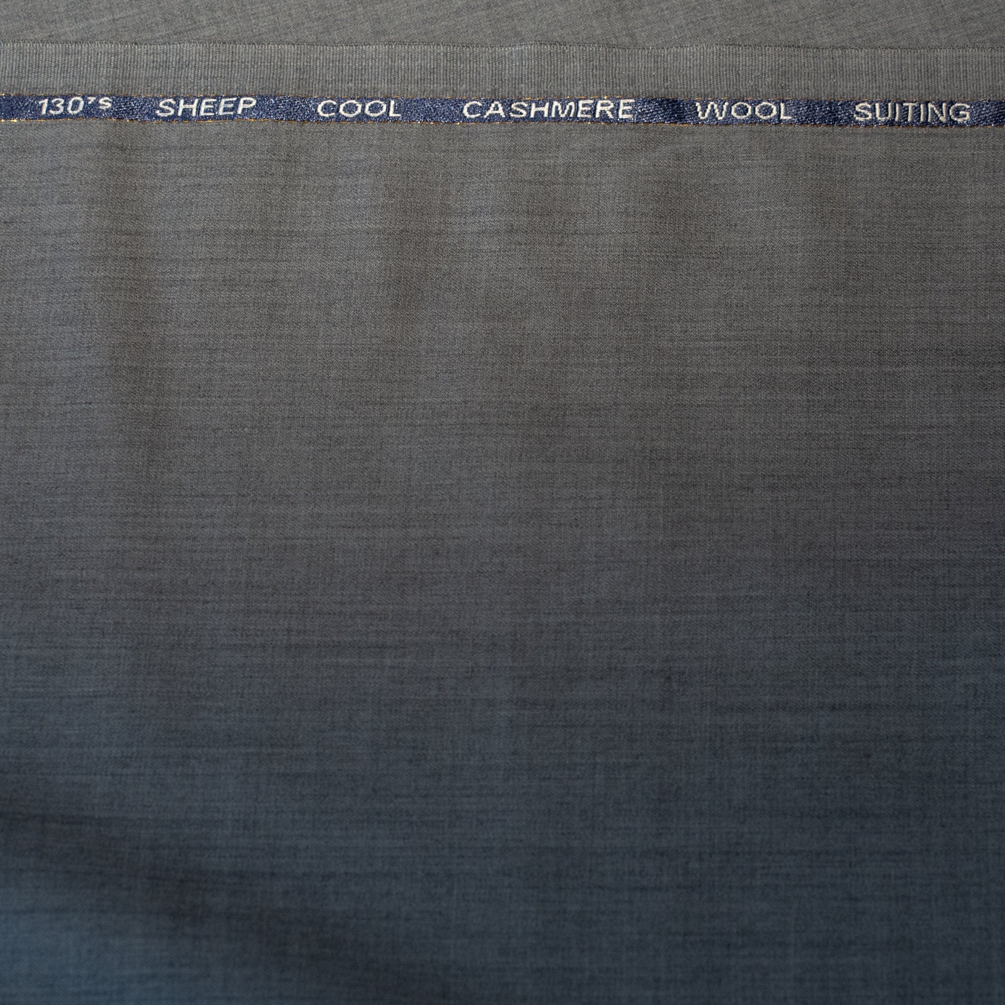 AL ANAKA English Cashmere-Feel Wool suiting — Mid Grey