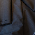 AL ANAKA English Cashmere-Feel Wool suiting — Dark Brown