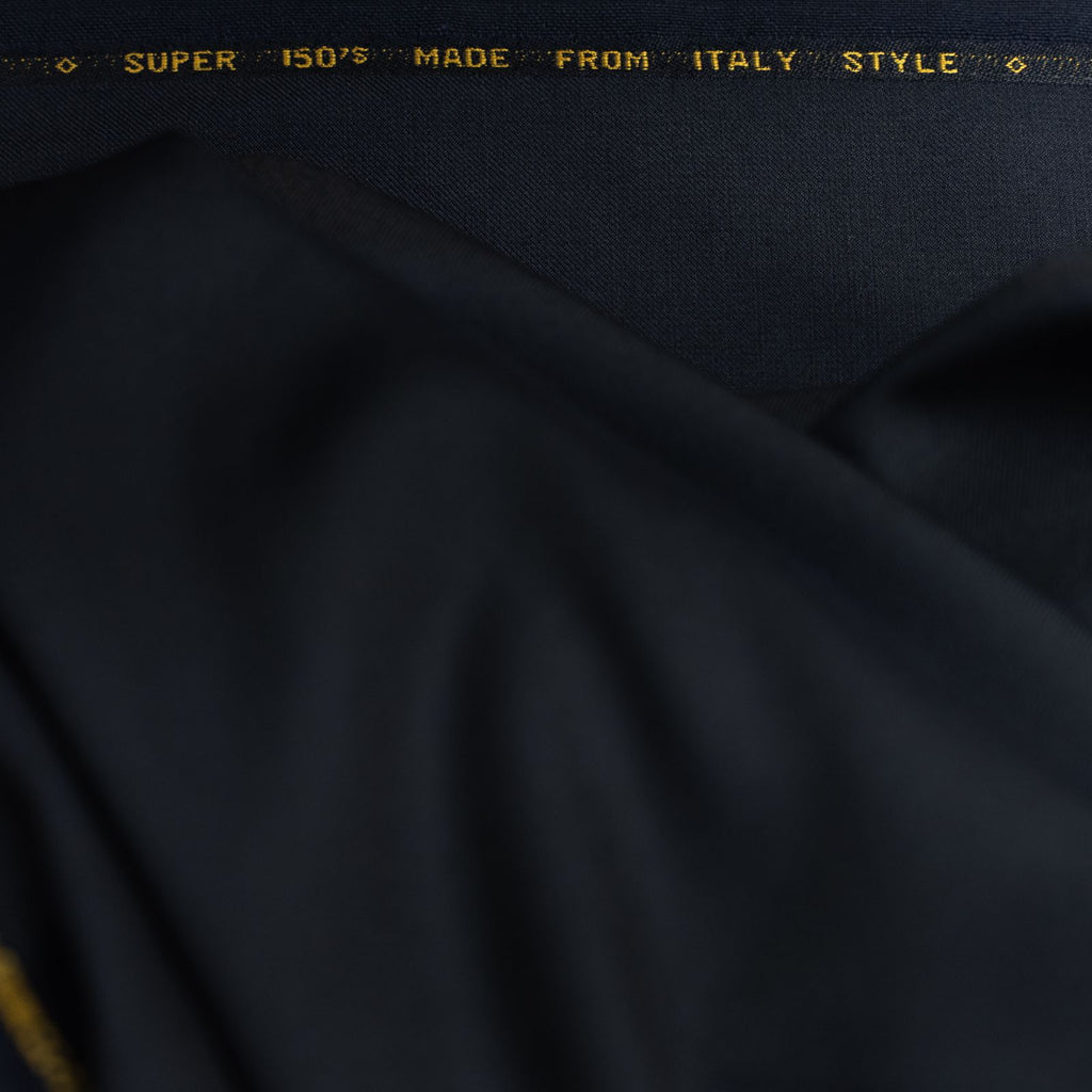 AL ANAKA Italian suiting — Midnight Navy