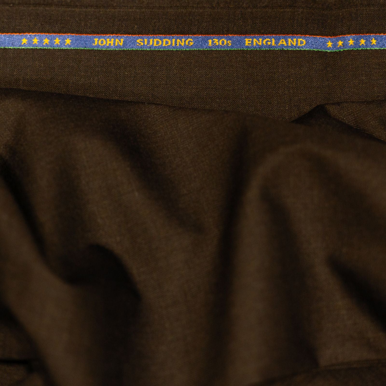 AL ANAKA Mixed Plain suiting — Chocolate