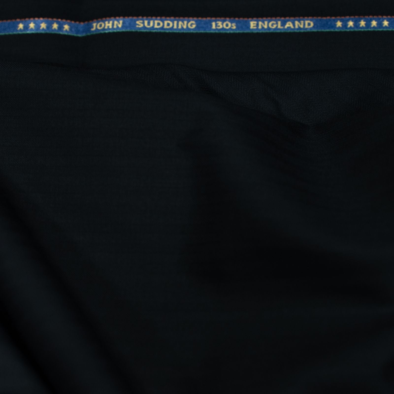 AL ANAKA Mixed Stripe suiting — Midnight