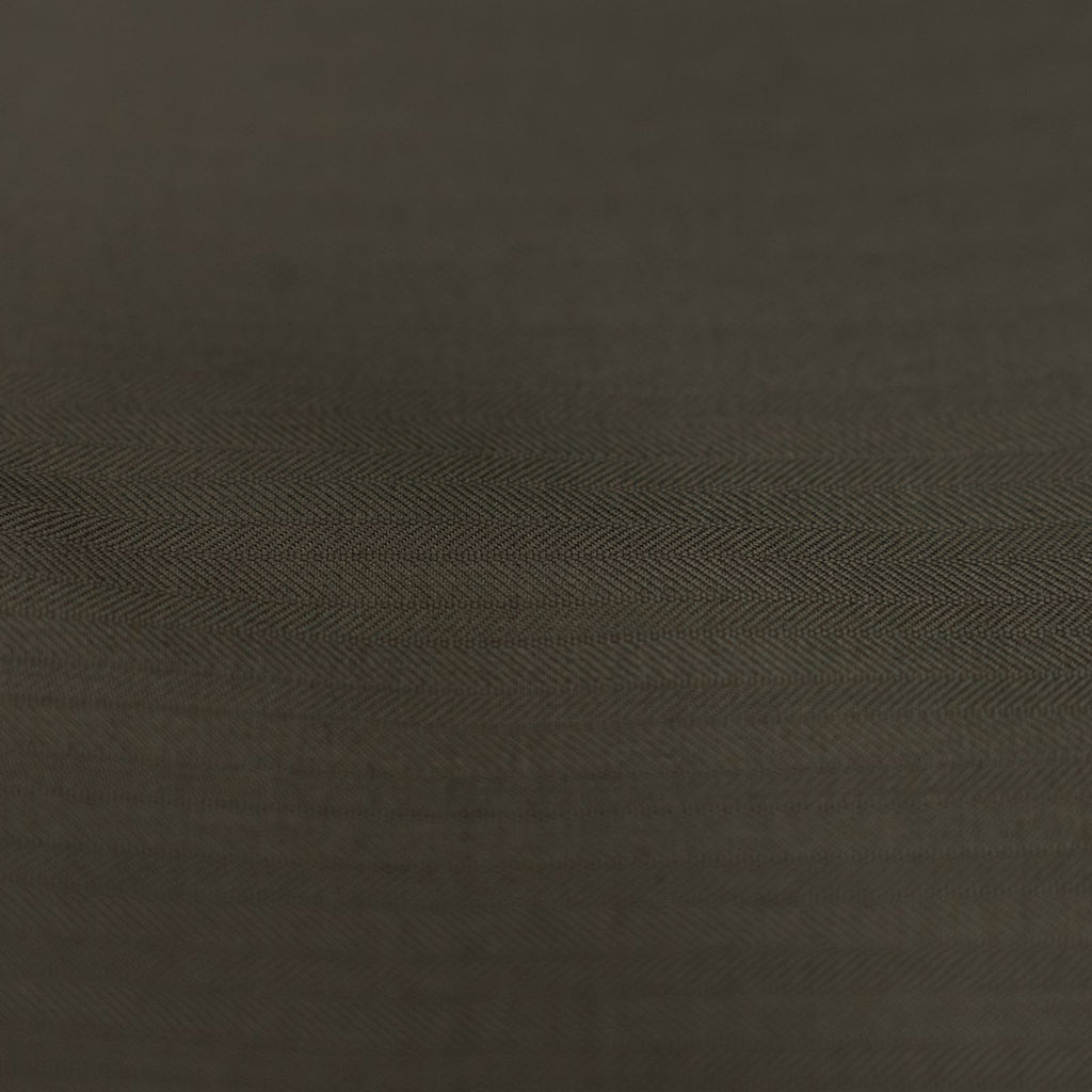 AL ANAKA Mixed Stripe suiting — Olive