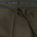 AL ANAKA Mixed Stripe suiting — Olive
