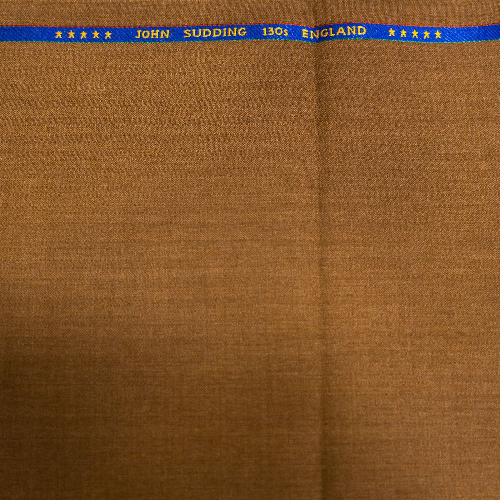 AL ANAKA Mixed Stripe suiting — Caramel